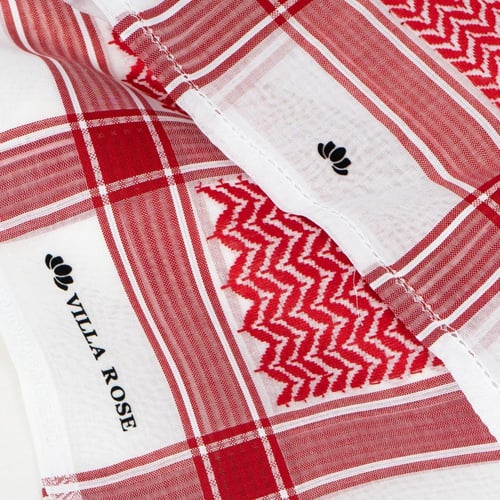 شماغ فيلا روز سجنتشر انجليزي قطن 100%اصدار2025