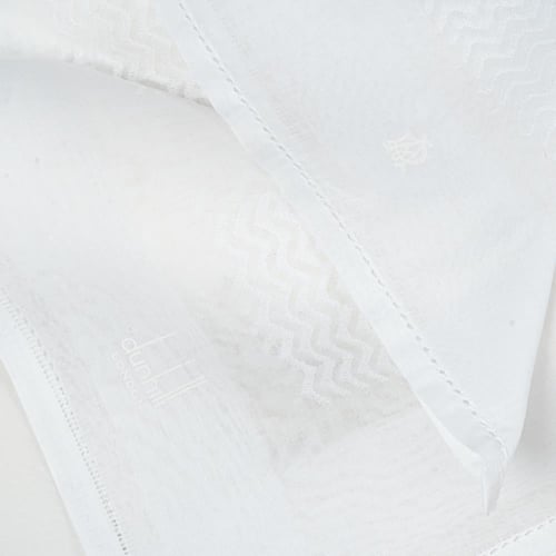 شماغ دنهل أبيض انجليزي قطن 100%مقاس 55الاكثر مبيعآ...