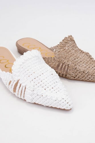 صندل فلات أبيض