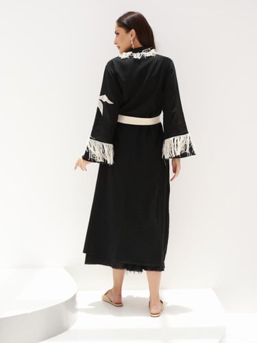 ليل كيمونو مع حزام