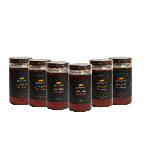 بكج 3 كيلو - 6 عبوات عسل سدر 500 جرام