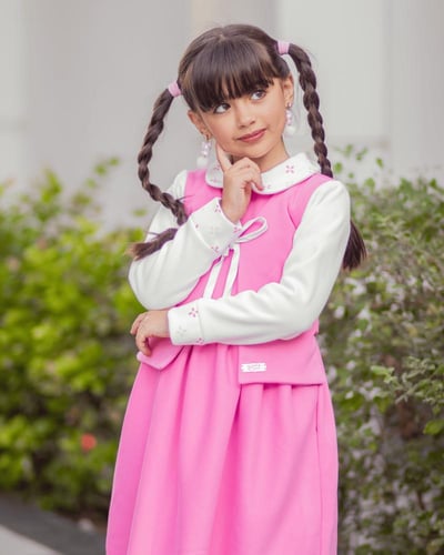 مريول وردي شتوي