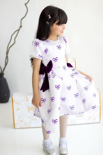 فستان أنيق _ فستان موف