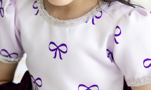 فستان أنيق _ فستان موف