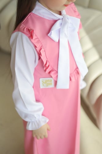 مرول وردي - مريول غزل المدرسي