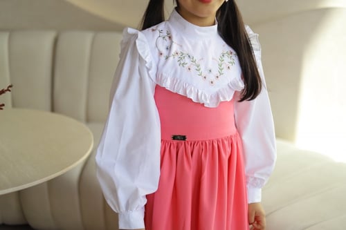 مريول لدن ابتدائي _ مريول وردي