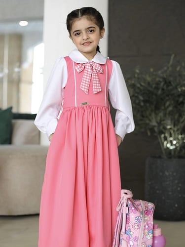 مريول ميولا الوردي للبنات