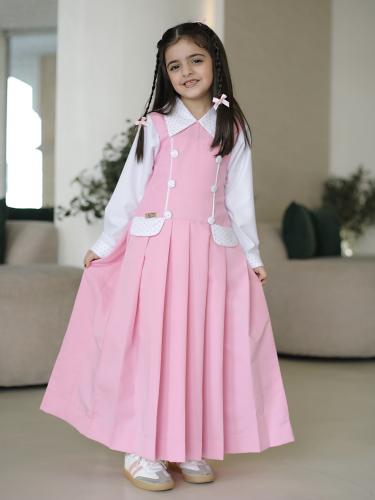 مريول لولا الوردي للبنات