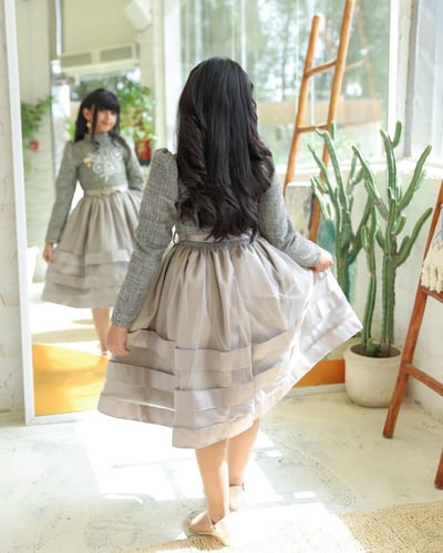 فستان جالكسي مميز _ فستان بناتي فخم للمناسبات