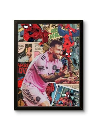 لوحة جدارية ليونيل ميسي - القوة الخارقة