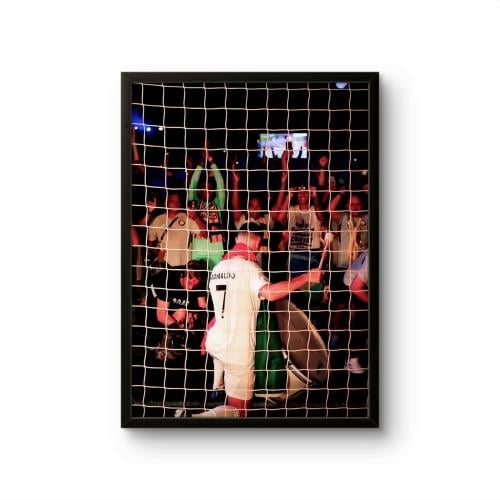 "Behind the Net" Wall Art - Cristiano