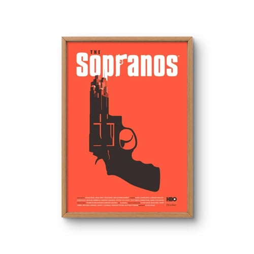 لوحة آل سوبرانو - الفن البسيط | The Sopranos Minim...