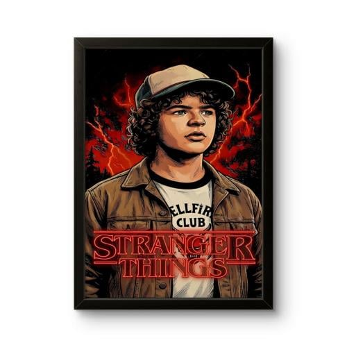 Dustin Stranger Things - Hellfire Club Comic Art