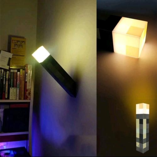 مصباح شعلة ماينكرافت الملونة | Minecraft Rechargea...