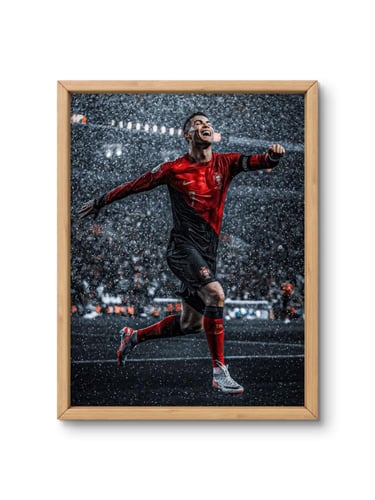 لوحة جدارية كريستيانو رونالدو - لحظة الانتصار