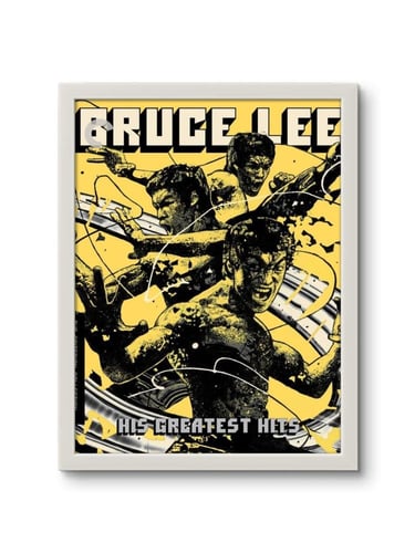 لوحة جدارية بروس لي - أعظم ضرباته