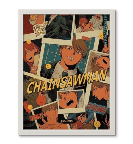 لوحة جدارية مع برواز لمحمد بن سلمان