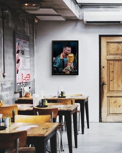 لوحة ميسي بطل العالم 2022 | Messi World Cup Champi...