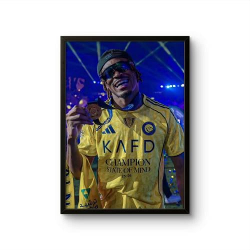 "Champion State of Mind" - Simakan Golden Vibe Wall Art العربية English ر.س الخيارات والكمية لوحات جدارية جميع المنتجات أساطير الر...