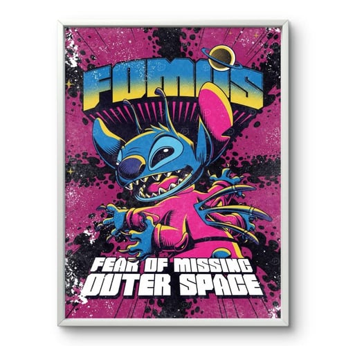 لوحة جدارية “FOMOS - ستايل ستيتش” | فن مستوحى من ل...