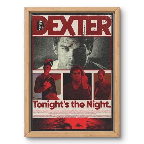 لوحة جدارية ديكستر - الليلة هي الليلة