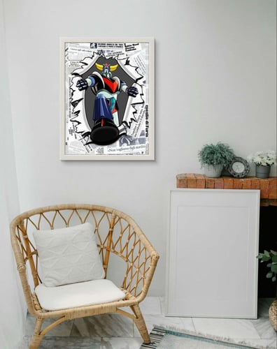 لوحة جدارية قراندايزر - تحطيم الحواجز