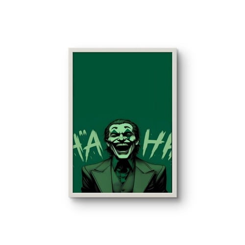 بوستر الجوكر (Joker) - تصميم الضحكة الهستيرية والخ...