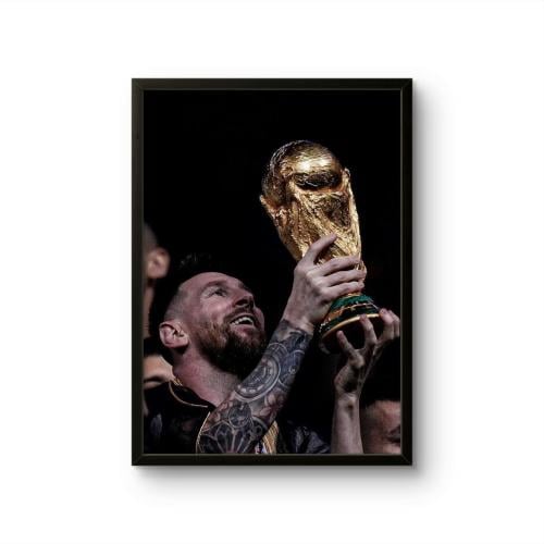 The Eternal Coronation – Messi World Cup Victory Wall Art