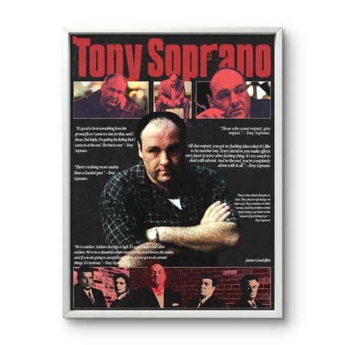 لوحة جدارية - اقتباسات توني سوبرانو | The Sopranos