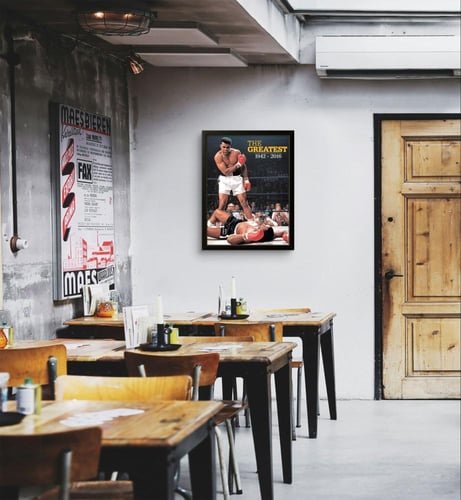 لوحة جدارية محمد علي كلاي “The Greatest”