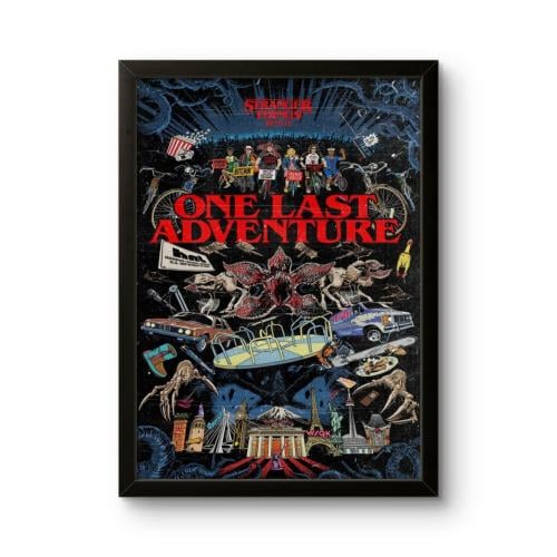 Stranger Things "One Last Adventure" Wall Art Poster