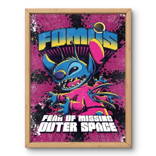 لوحة جدارية “FOMOS - ستايل ستيتش” | فن مستوحى من ل...