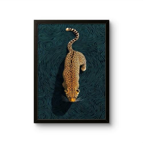 Abstract Leopard Wall Art
