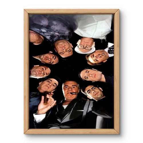 لوحة جدارية - توني سوبرانو والعصابة | The Sopranos