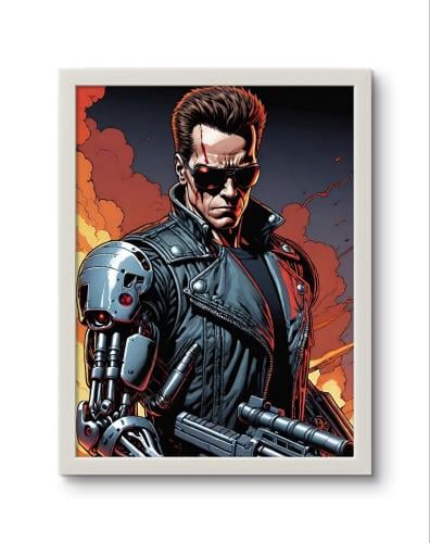 لوحة جدارية ترمونيتر - المدمر