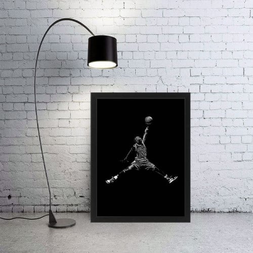 لوحة جدارية فنية Mickael Jordan مايكل جوردن برواز...