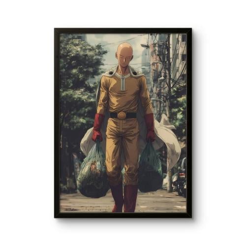 لوحة جدارية سايتاما - رجل بواحدة لكمة | One Punch Man