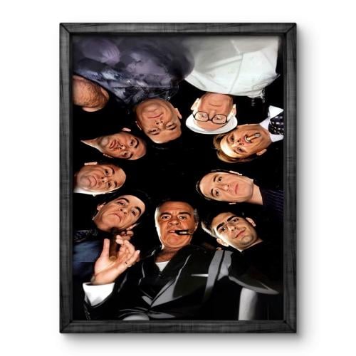 لوحة جدارية - توني سوبرانو والعصابة | The Sopranos