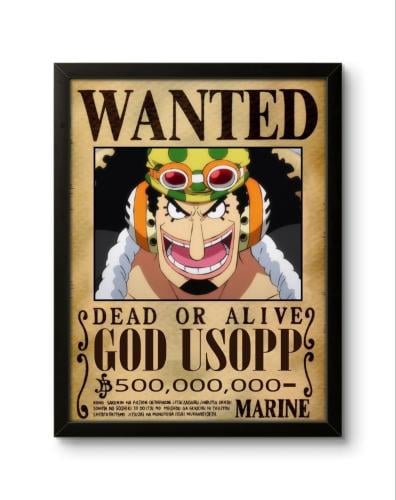 لوحة جدارية مطلوب جود أوسوب - ون بيس