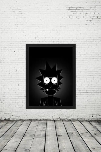 لوحة جدارية فنية Rick and Morty ريك اند مورتي بروا...