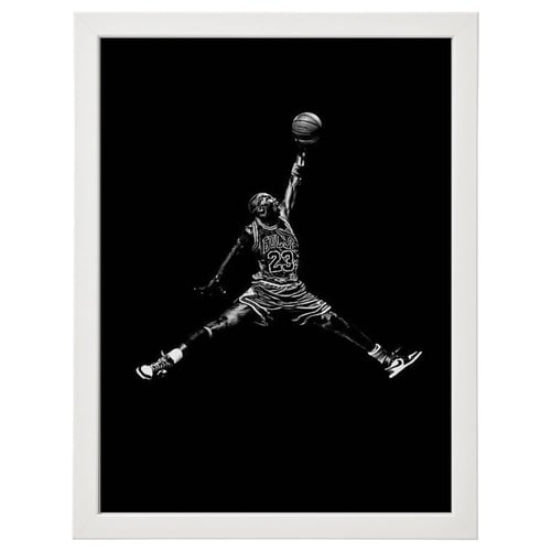 لوحة جدارية فنية Mickael Jordan مايكل جوردن برواز...