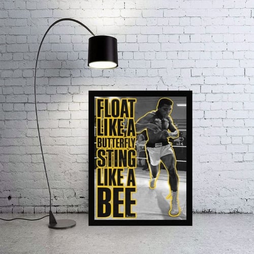 لوحة جدارية فنية لمحمد علي كلاي – كلاسيكية