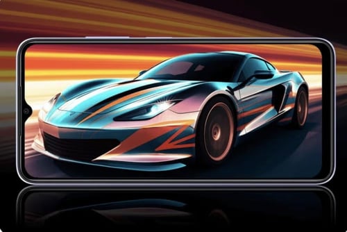 جوال ZTE Blade A55 ذاكرة 128/12 جيجا -اللون أسود