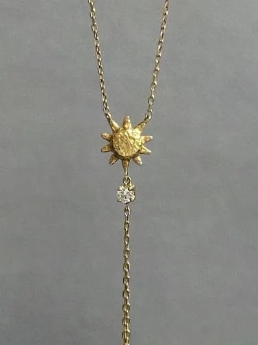 Sun Hand chain with Diamond