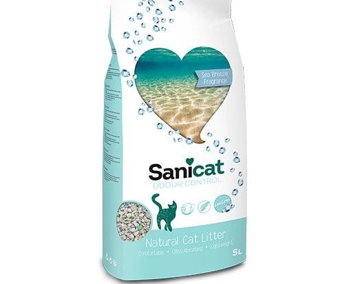 رمل ساني كات طارد الروائح - انتعاش المحيط - 5l