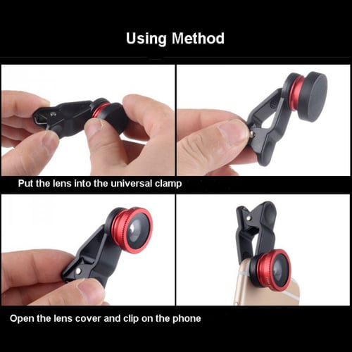 عدسة عين السمكة بدون اضائة