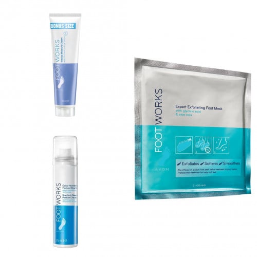 مجموعة العناية بالقدمين (فوت ووركس) من افون