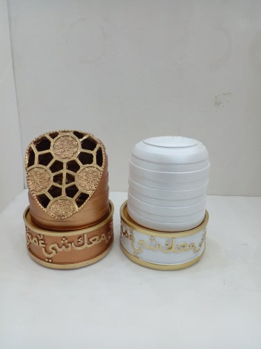 مبخره ملونة بقاعدة