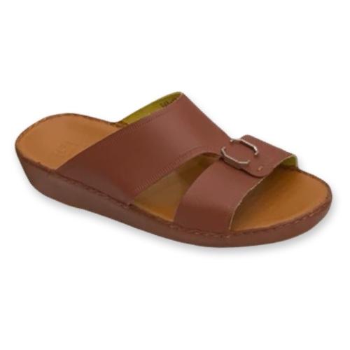 صندل تميمة رجالي كلاسيكي - جلد عودي