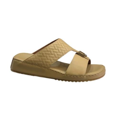 نعل خليجي رجالي سكري بحزامين ونقشة هندسية – أرضية...